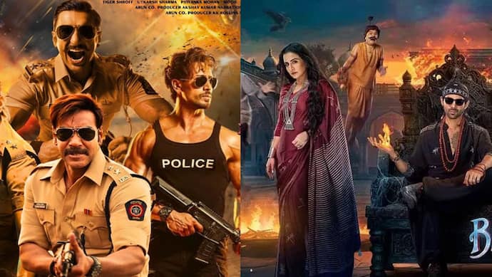 singham again vs bhool bhulaiyaa 3 first day collection 