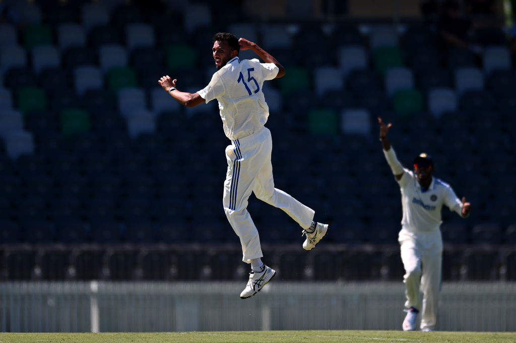 cricket India A struggles against Australia A on Day 1 of unofficial Test scr