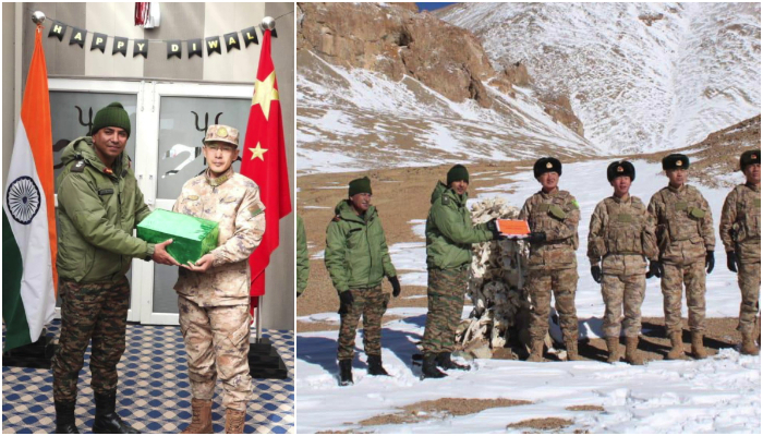 Diwali celebrations all over the country; India-China forces share sweet spot in eastern Ladakh 