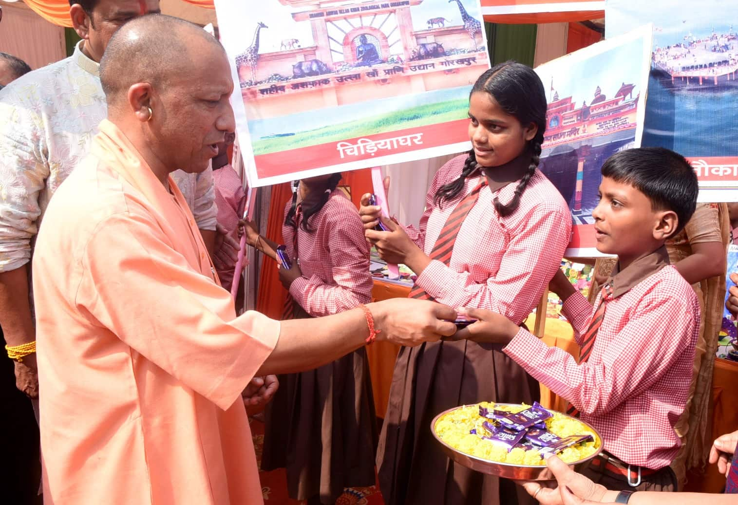 CM Yogi Launches 74 Development Projects in Vantangiya Village AKP