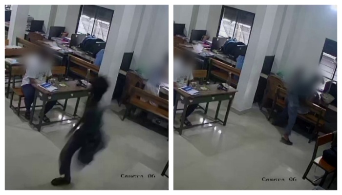 malappuram plus one student attack student in classroom entrance coaching centre