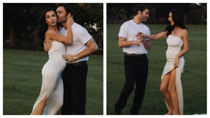 Amy jackson second pregnancy announcement viral pics mma 