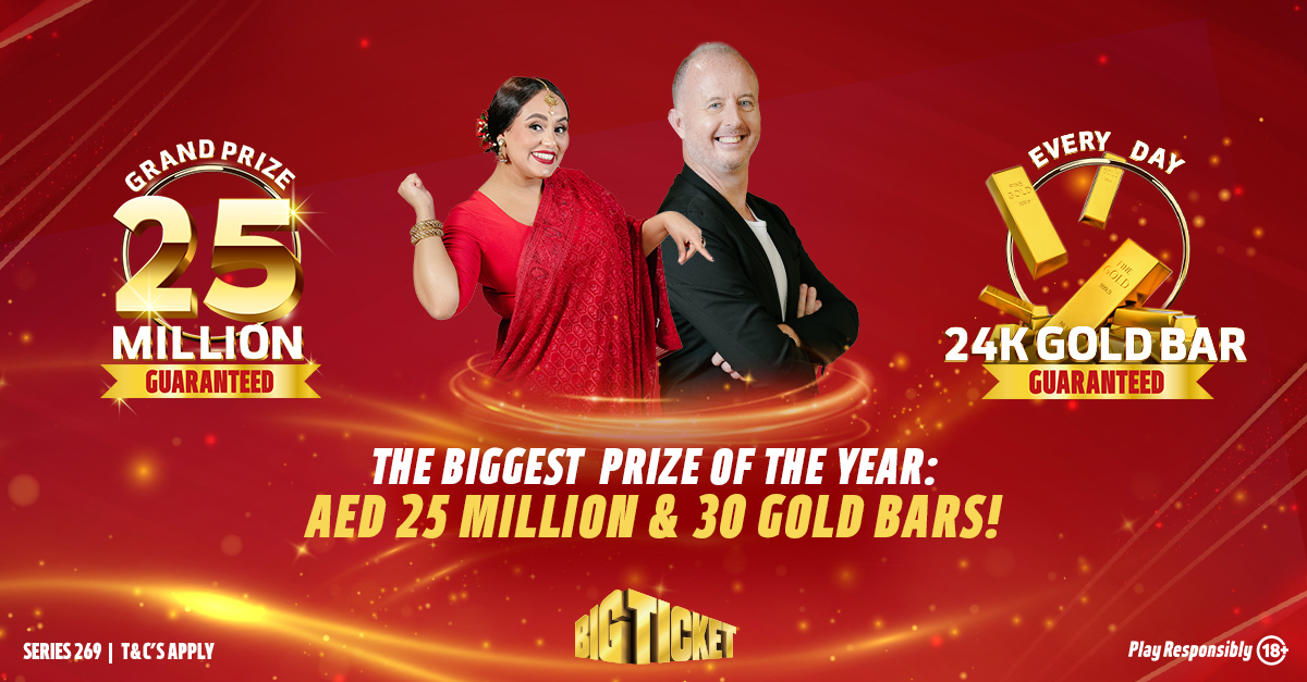 Big Ticket November promotion AED 25 Million Grand prize