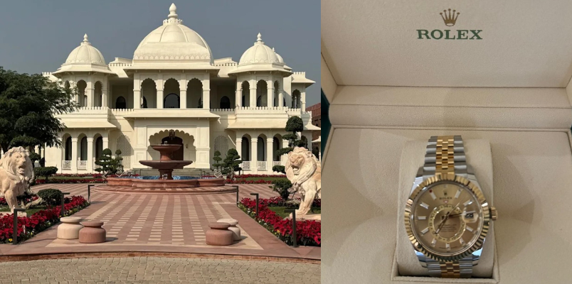 Businessman Gifts one Crore worth Rolex watch To Contractor who built his luxurious house