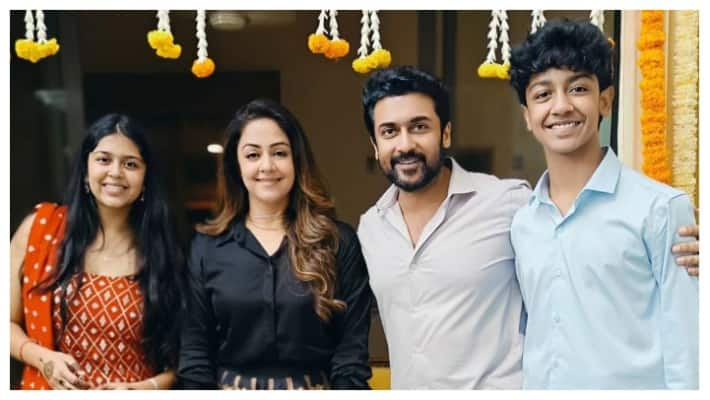 Suriya Jyothika Diwali Celebration Family Photos  JMS