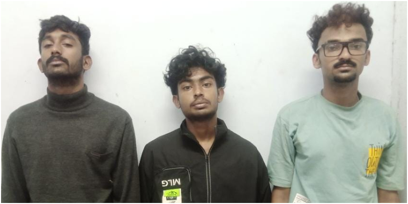 Three Malappuram Youth Held with MDMA