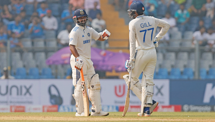 cricket IND vs NZ 3rd Test: India takes slender first innings lead; Ajaz Patel picks up five wickets for New Zealand scr