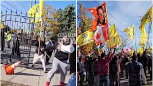 canada hindu temple vandalised khalistani and Indians san