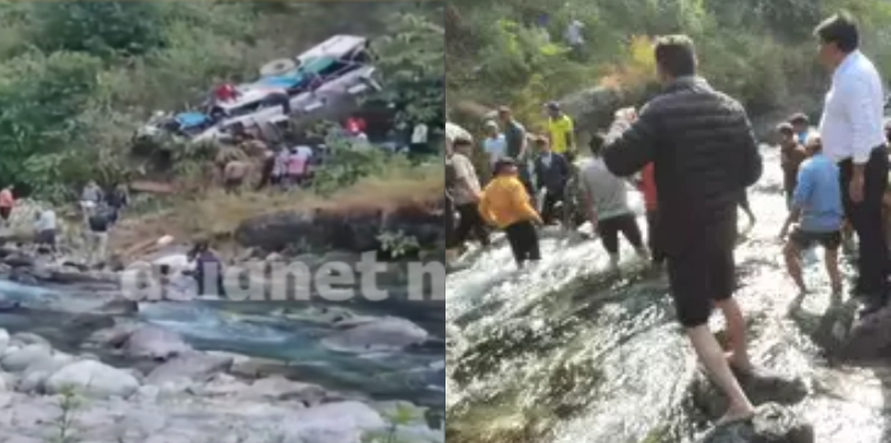 bus falls in 200 metre gorge at almora in uttarakhand 28 died