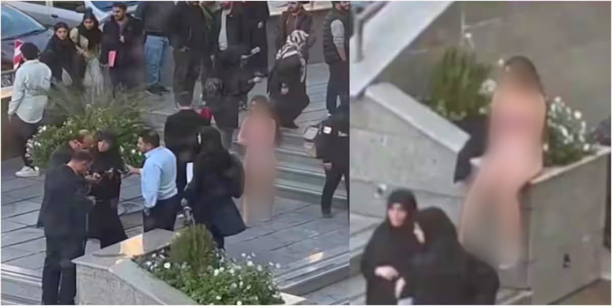 female student protest against compulsory hijab law arrested Iran 