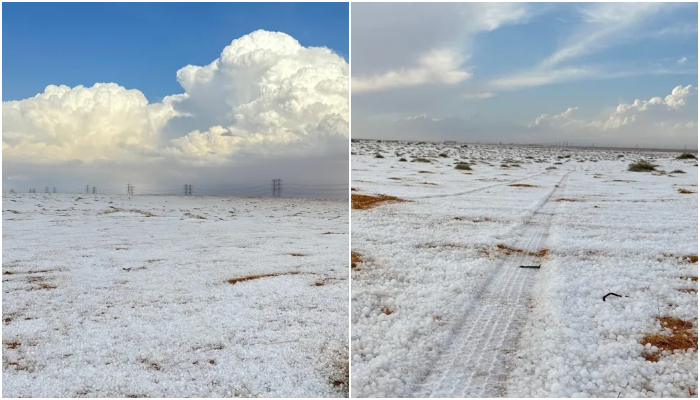 hailstorm in saudi arabia