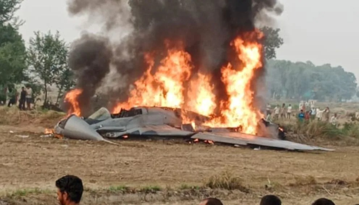 IAF Aircraft Crashes Near Agra