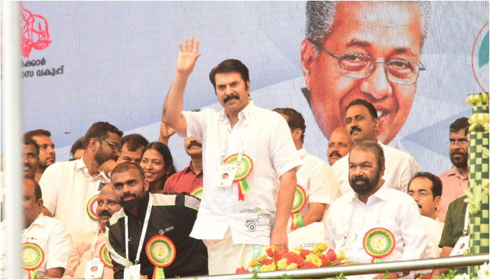 Inauguration of Kerala state school sports meet related news actor Mammootty wishes for success to the athletes 