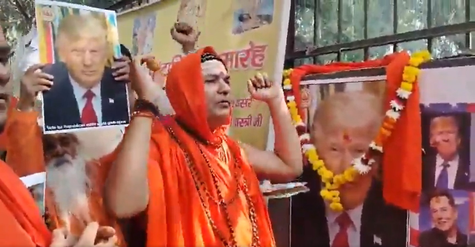 US elections: Hindu priests in Delhi hold hawan for Donald Trump's victory against Kamala Harris (WATCH) shk