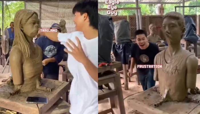 a unique stress relief form from Thailand video went viral 