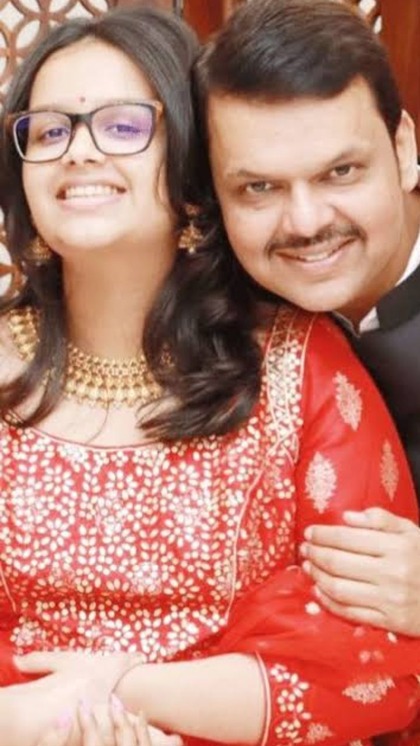 Deputy CM with his daughter