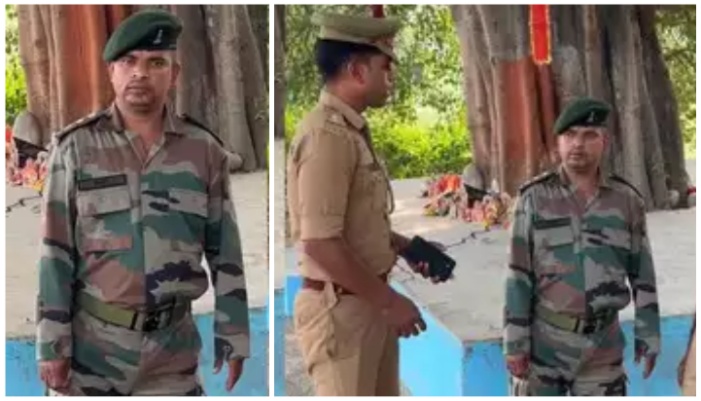 introduced as army captain and offered help but when talked for some time felt something strange