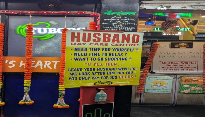 'You only pay for his beers': Husband day care centre poster in Pune goes viral, leaves Internet in splits shk