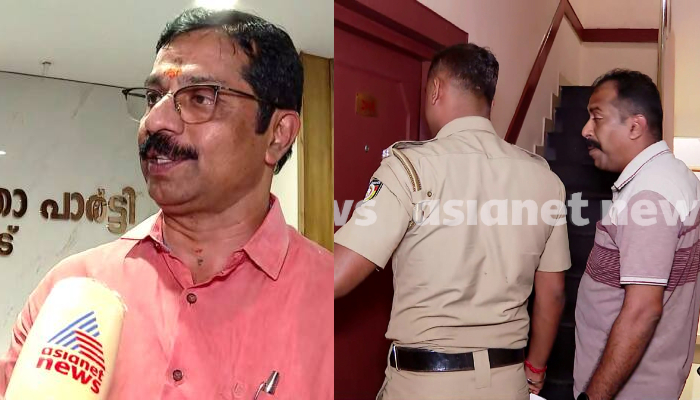 Palakkad hotel raid latest news BJP complained to Election Commission UDF has poured black money widely