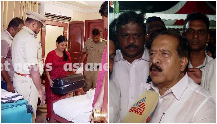 chennithala against palakakd raid