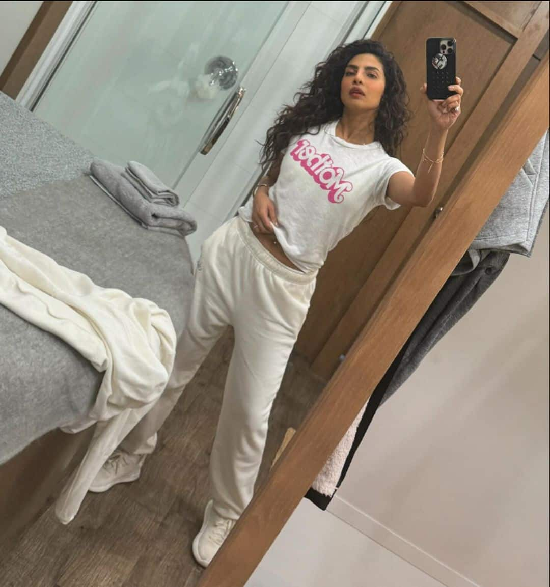 Priyanka Chopra flaunts abs and diamond belly piercing san