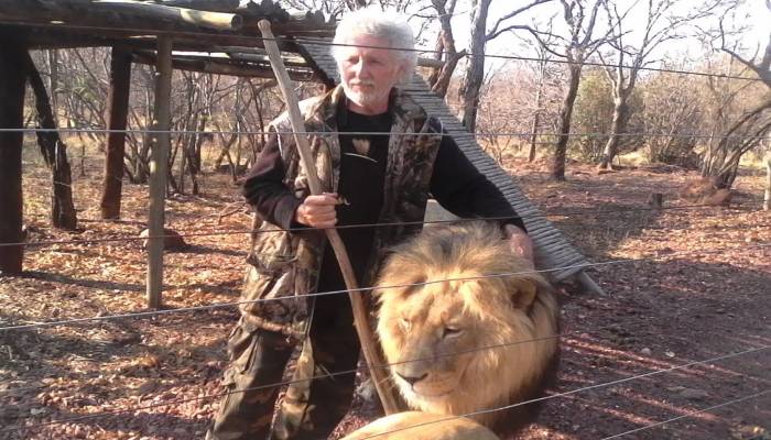 story of lion man who mauled to death by lions he raised 