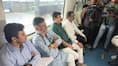 Bengaluru DCM DK Shivakumar MP Tejasvi Surya travel on Nagasandra-Madavara metro opens tomorrow WATCH vkp