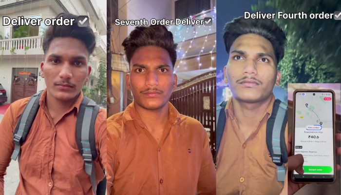 Zomato delivery boy work 6 hour on Diwali night earn 317 rupees mrq