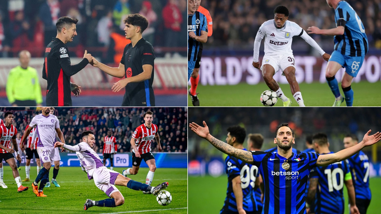 Football Champions League round up: Inter edges Arsenal, Barcelona dominates, Club Brugge stuns Aston Villa and more snt