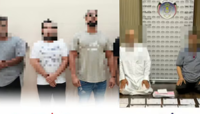 seven people arrested in kuwait for human trafficking and selling fake visa 