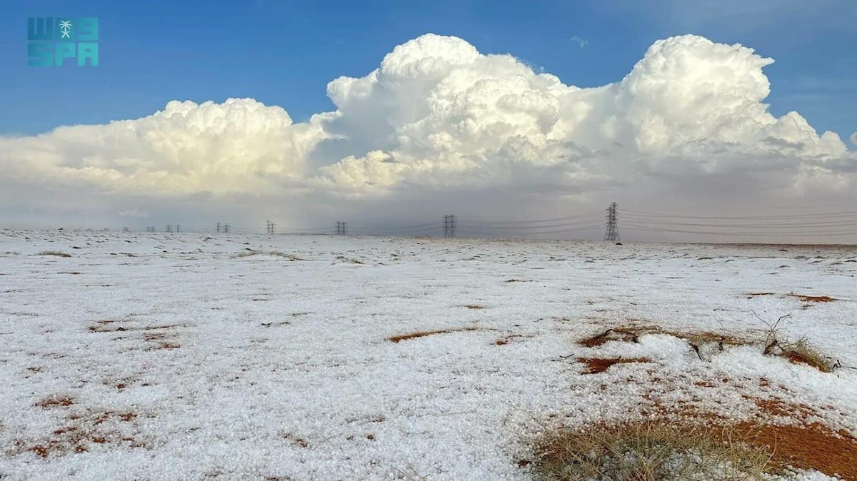 ASTONISHING! Saudi Arabian desert sees snowfall for the first time in