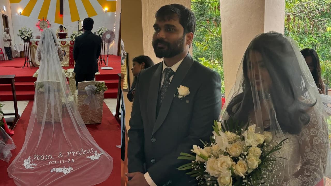 Bigg Boss Fame Pradeep Antony Ties knot with Pooja Marriage Photos viral gan