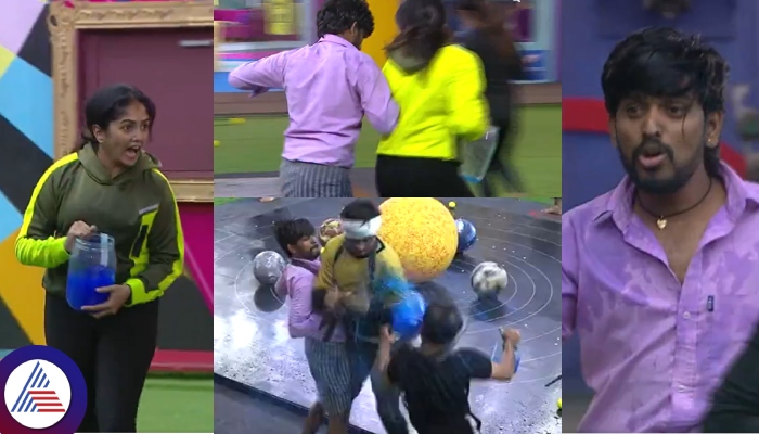 Bigg Boss Hanumantha acted like tail pinched bull and made everyone go sad sat