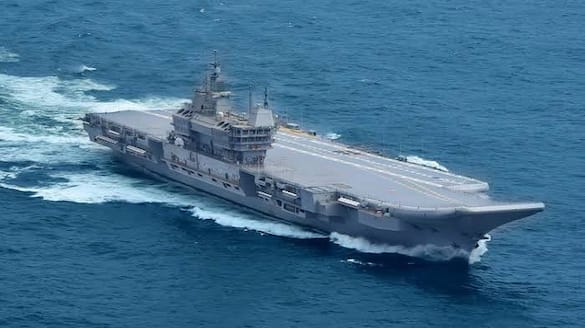 INS Vikrant hosts President Droupadi Murmu for Indian Navy's grand sea demonstration AJR