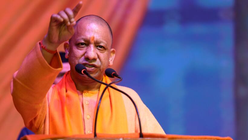 CM Yogi Adityanath at Lakshman Mela Ground Lucknow for chhath puja 2024