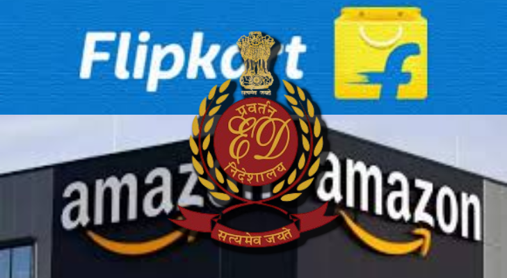 ED raids E Commerce platforms including Amazon and Flipkart offices