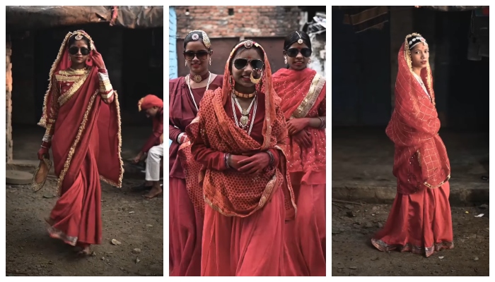 Video of wedding dresses made by children using clothes collected from the slums goes viral 