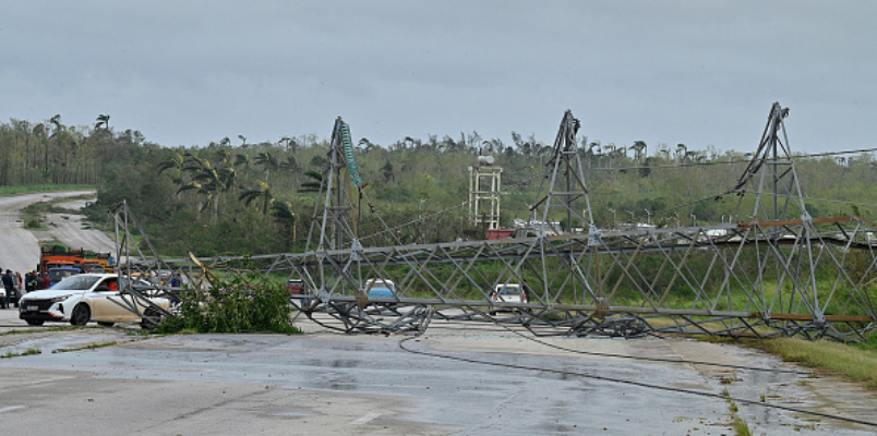 cuba hit with Hurricane Rafael 