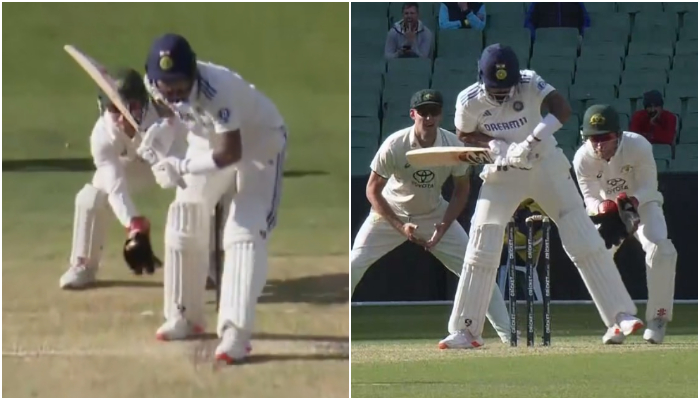 watch video kl rahul bowled against australia a second unofficial test