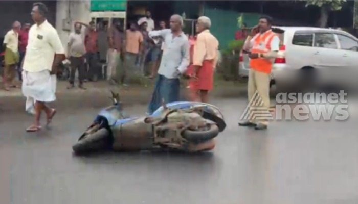 Scooter accident death at Kalady