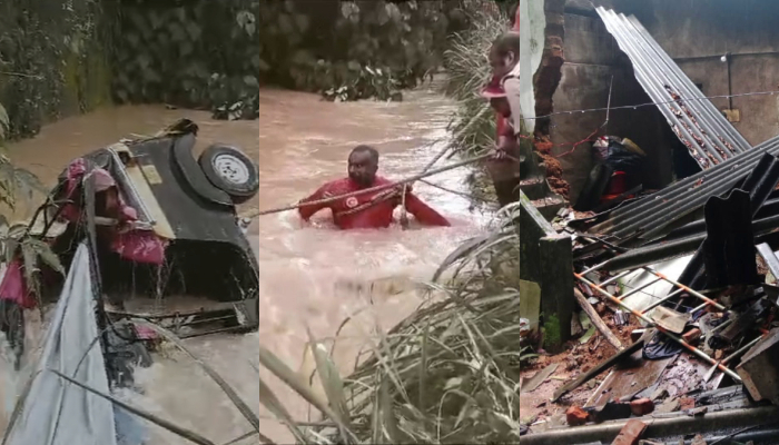 heavy rain; One missing after auto falls into stream in Thiruvananthapuram, Thiruvalla ksrtc bus stand wall collapsed, widespread damage 