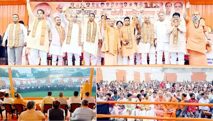 Uttar Pradesh: CM Yogi Adityanath launches by-election campaign, targets SP, Congress vkp