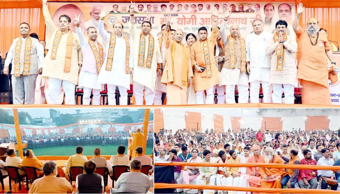 Uttar Pradesh: CM Yogi Adityanath launches by-election campaign, targets SP, Congress vkp