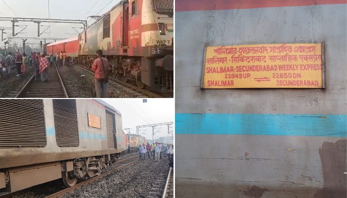 West Bengal: 2 coaches of Secunderabad-Shalimar express derail near Nalpur station; minor injuries reported vkp