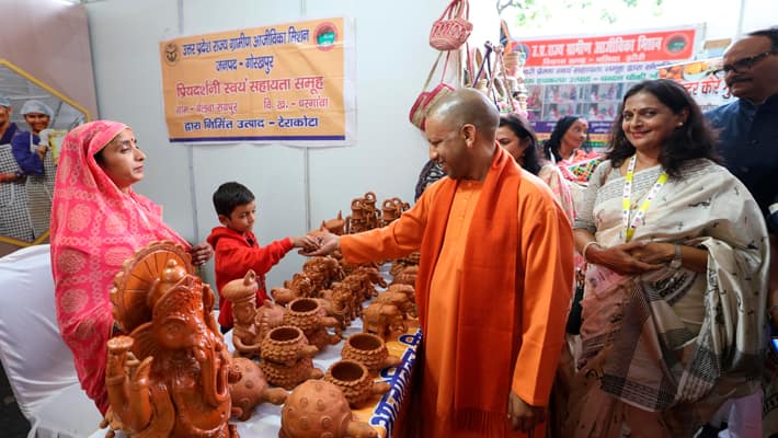 Empowering Women Entrepreneurs CM Yogi Inaugurates Akanksha Haat 2024 ans