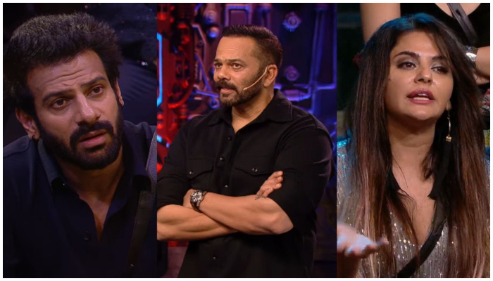 Bigg Boss 18 Drama intensifies as Rohit Shetty confronts Karan Veer Mehra, Sara Arfeen Khan WATCH ATG