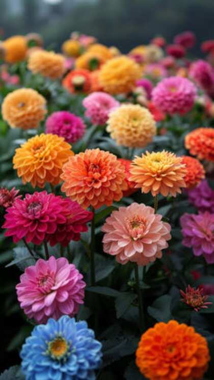 Dahlia: Large Blooms for Winter