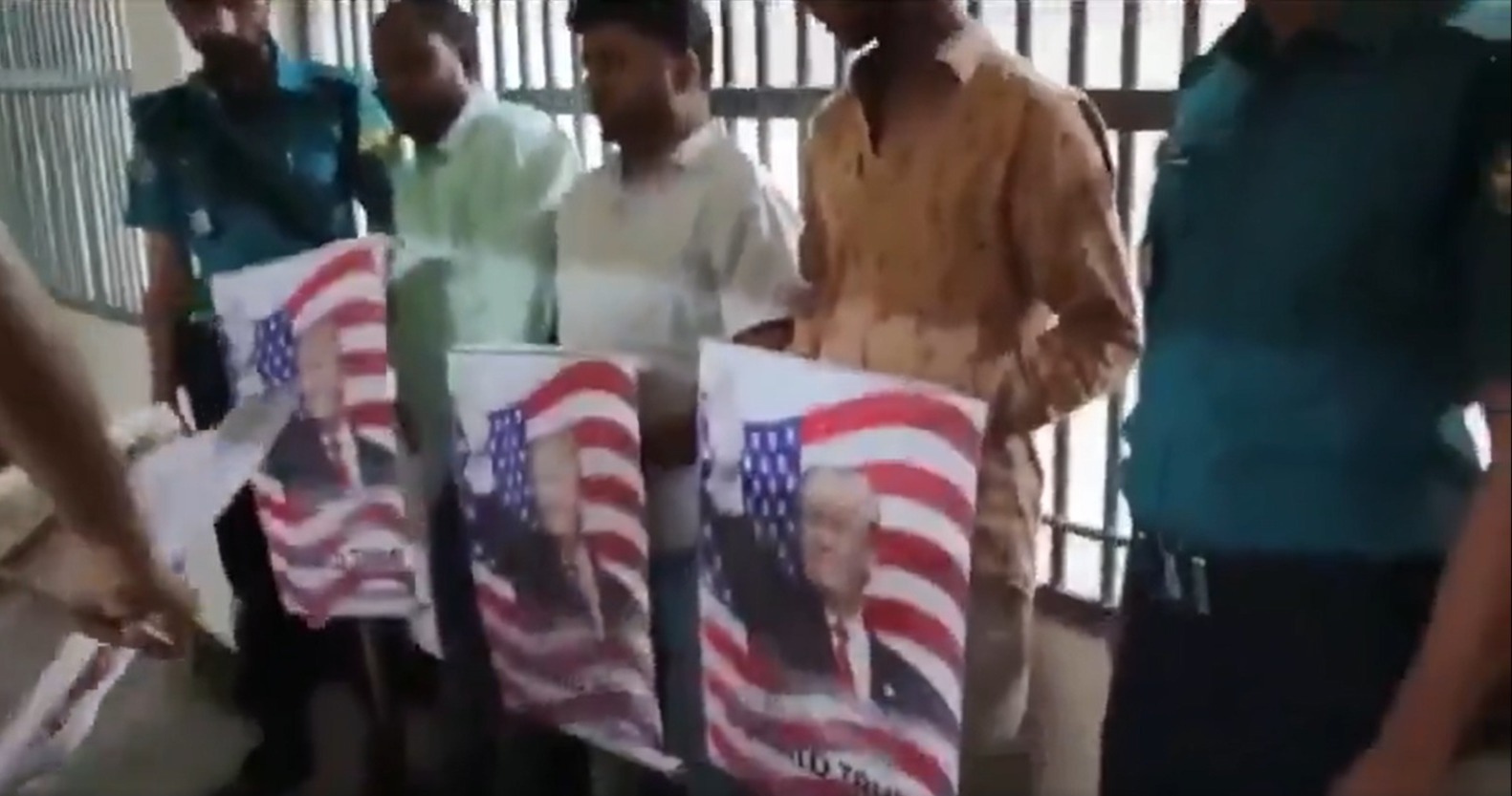 Bangladesh cracks down on Donald Trump's supporters; many arrested for victory celebrations (WATCH) shk