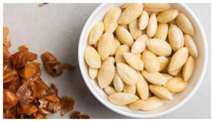 benefits of consuming peeled badam for hair 