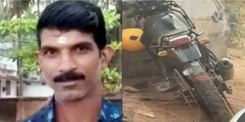 Speeding Himalayan Bullet Bike hit at scooter young man died in Kozhikode